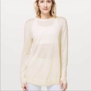 Lululemon Still At Ease Open Back Sweater NWT